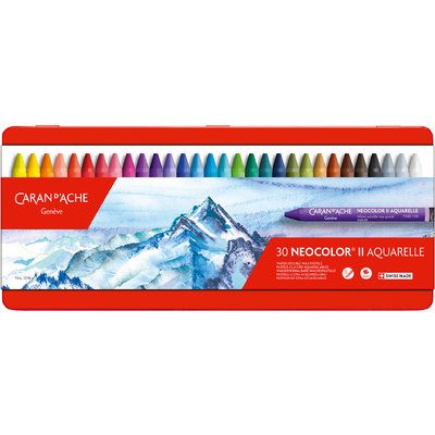 CARAN D, ACHE Aquarell-Wachsmalstift NEOCOLOR II, 30er Etui