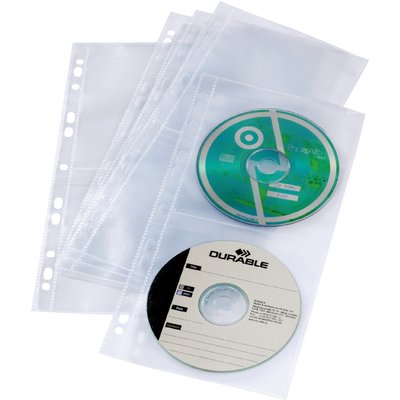 DURABLE CD-/DVD-Hülle COVER LIGHT S, für 4 CD, s, PP
