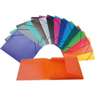 HERMA Eckspannermappe, PP, DIN A3, pink-transluzent