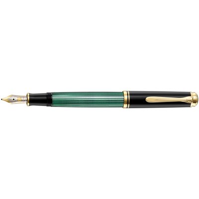 Pelikan Füllhalter , Souverän 600, , schwarz/grün, M
