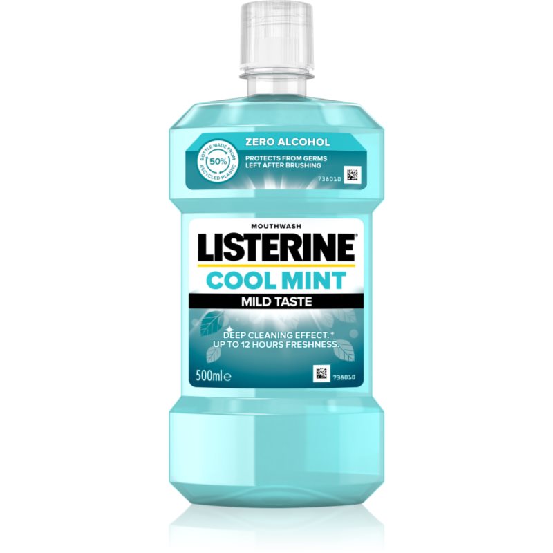 Listerine Cool Mint Mild Taste Mundspülung Ohne Alkohol Geschmack Cool Mint 500 Ml