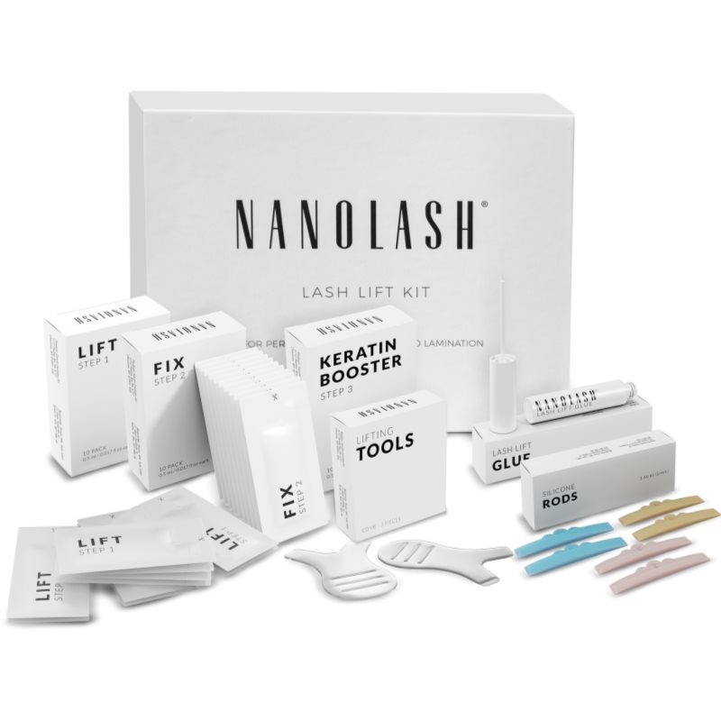 Nanolash Lash Lift Kit Set Für Das Lifting Und Die Laminierung Der Wimpern