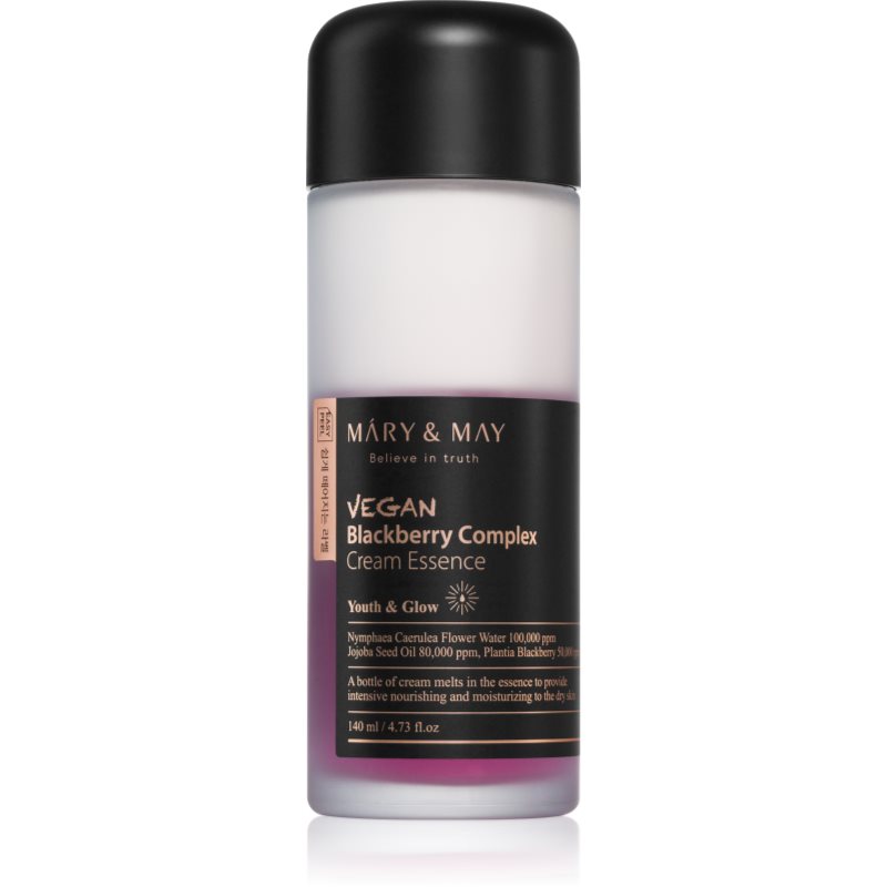 Mary & May Blackberry Complex Cream Essence Konzentrierte, Feuchtigkeitsspendende Essenz Für Empfindliche Haut 140 Ml