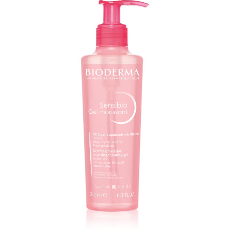 Bioderma Sensibio Gel Moussant Gel Detergente Delicato Lenitivo E Struccante 200 Ml