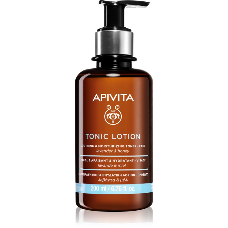 Apivita Moisturizing Face Tonic Lozione Tonica Lenitiva Viso Effetto Idratante 200 Ml