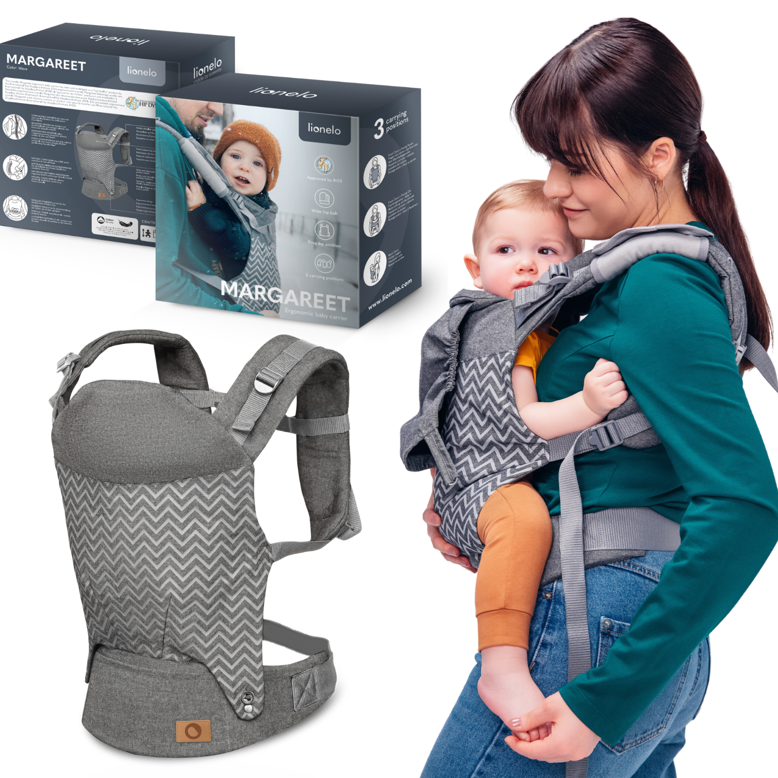 Babytragetuch Babytrage Bauchtrage Tragetuch Neugeborene bis 20kg
