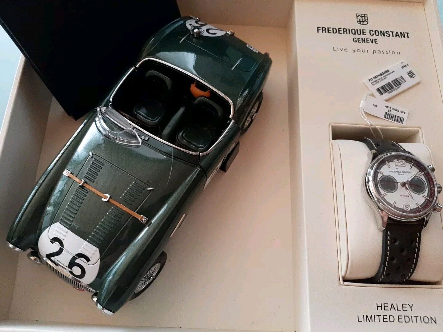 Frederique Constant Vintage Rally Healey Chronograph Automatic FC-397HSG5B6 NEU