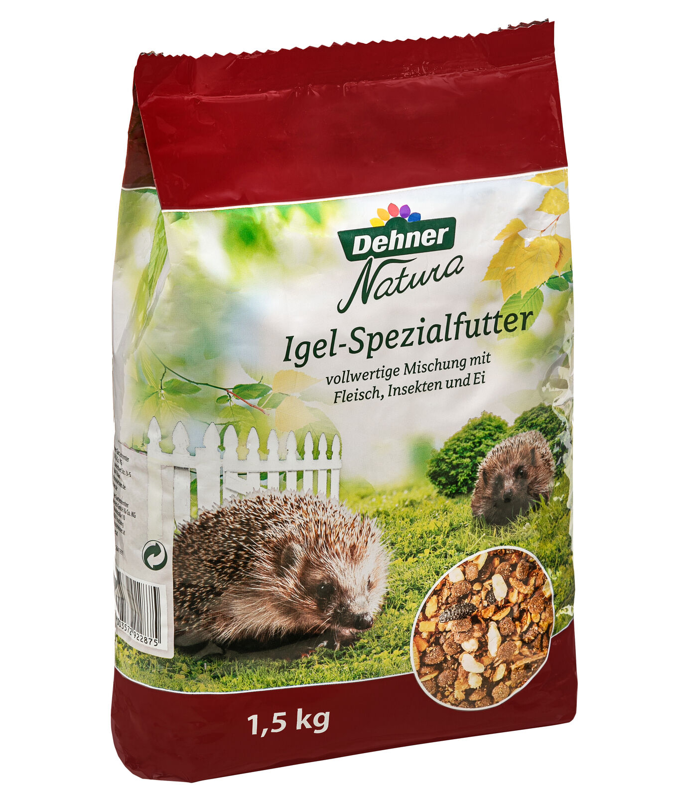 Igelfutter Igelnahrung Igel-Menü mit Fleisch/Insekten/Ei, Dehner Natura