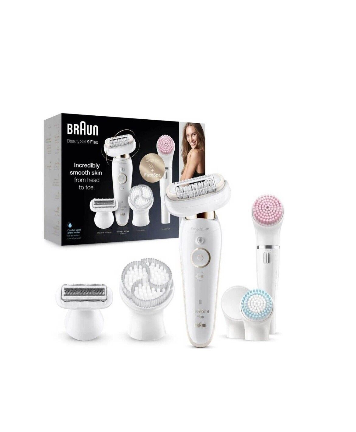 Braun Silk-épil 9 Flex 9100 Beauty Epilierer Set NEU OVP