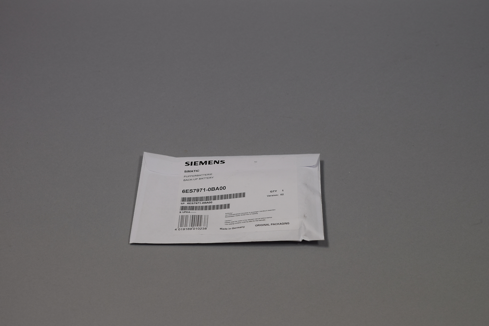 NEW SIEMENS 6ES7971-0BA00  [24 MONTHS WARRANTY]
