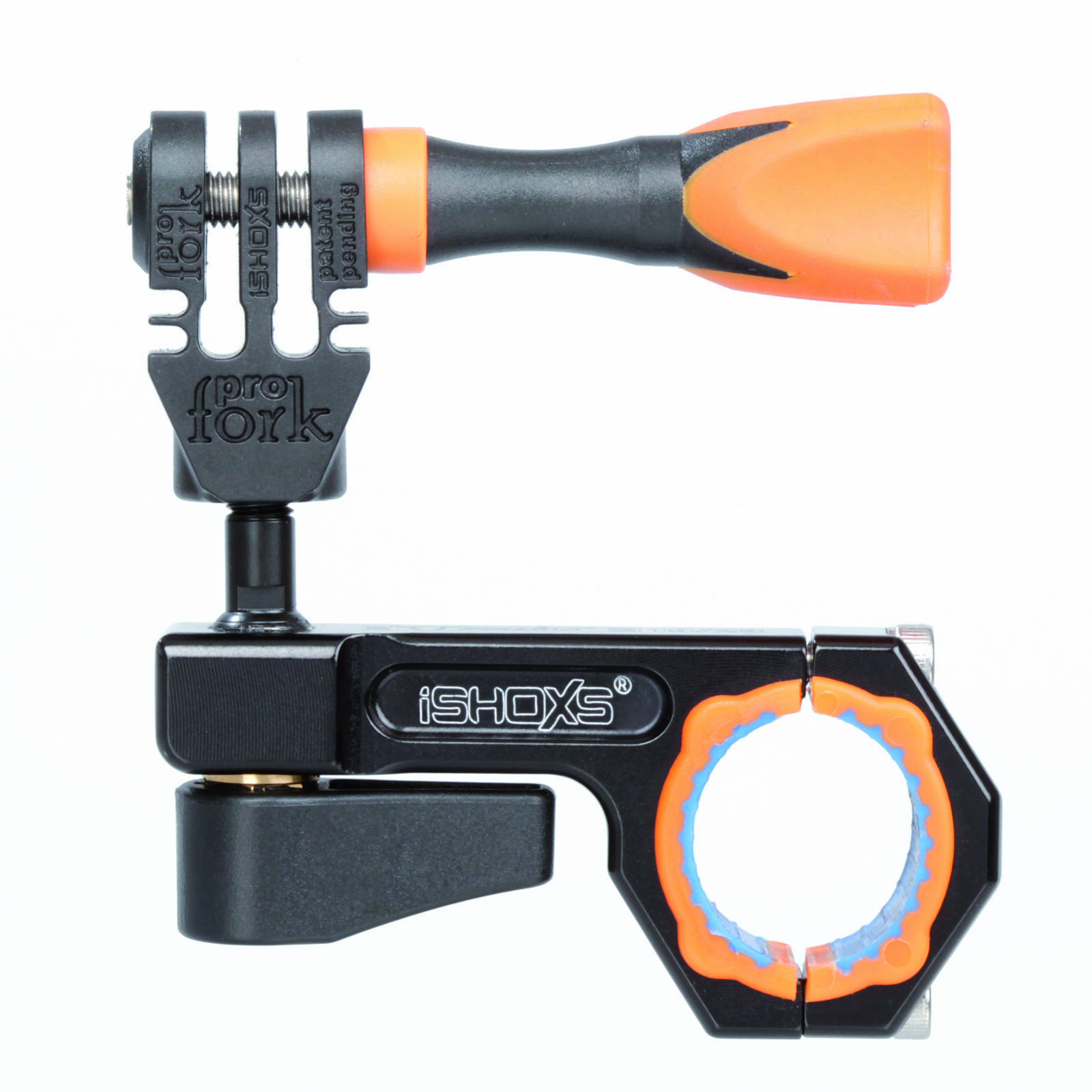 iSHOXS BullBar 3D (19-23mm), CNC-gefräster GoPro Mount - Schwarz