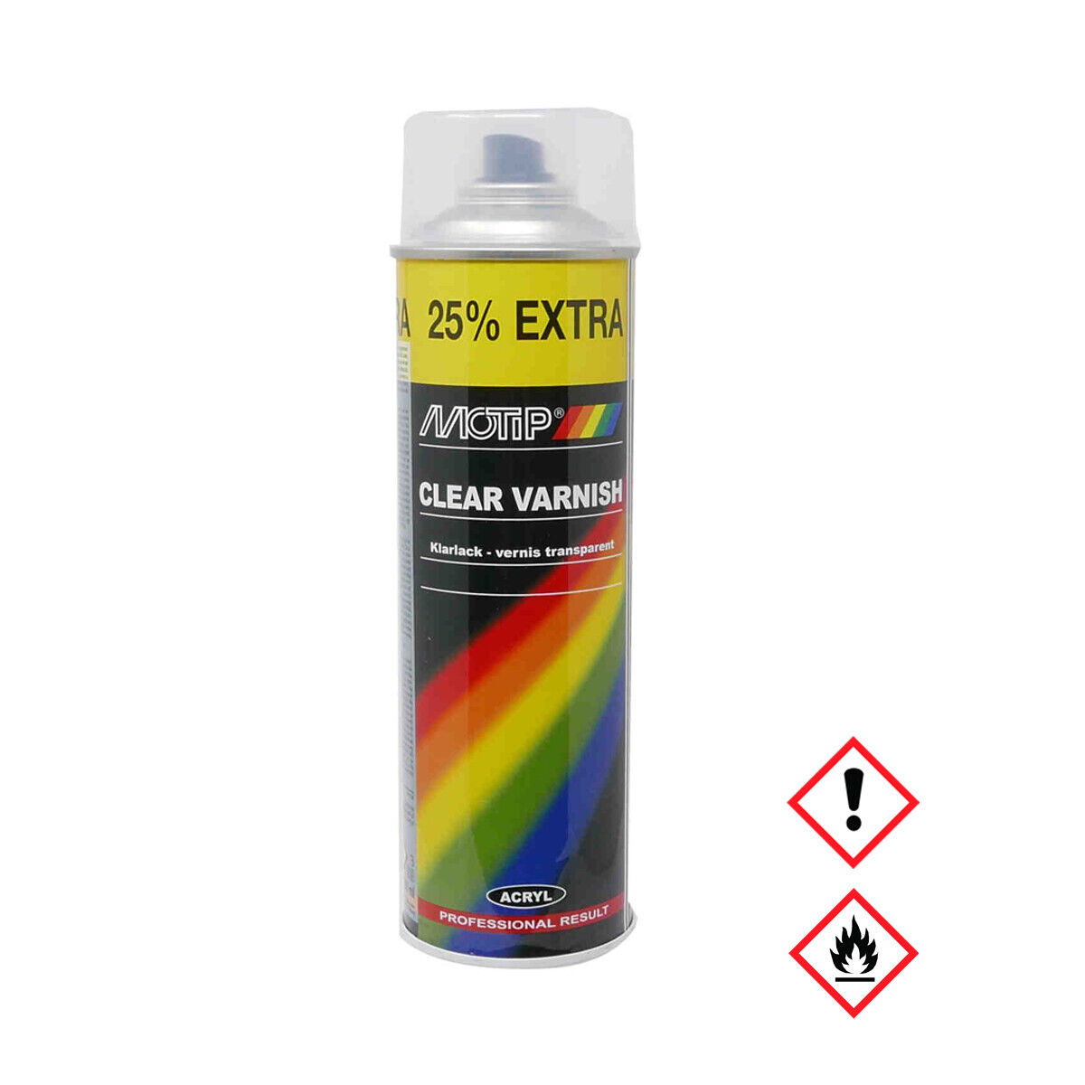 Motip Klarlack Matt Transparent Clear Varnish Spraydose 500ml