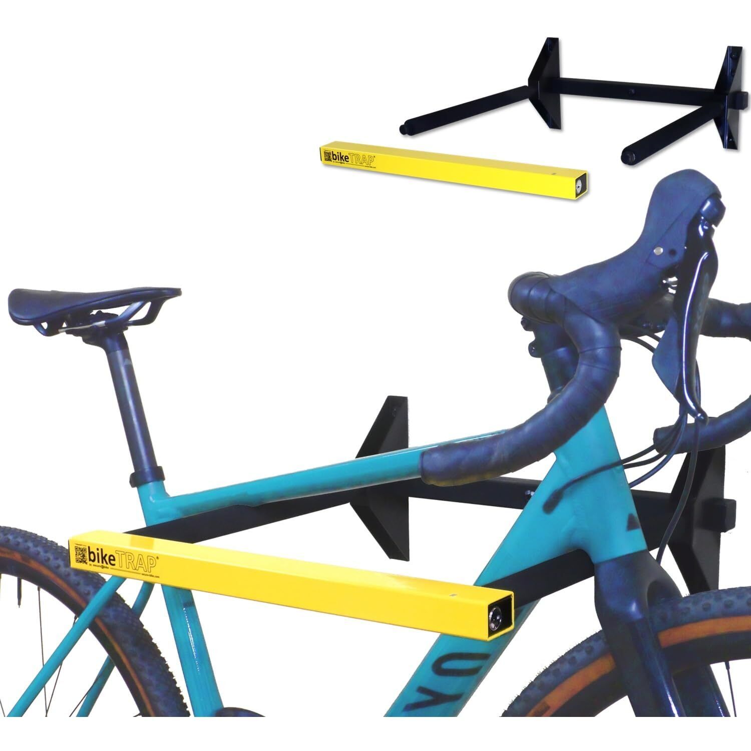 Secure Bike Anti-Diebstahl-Wandhalterung mit Schloss hohe Sicherheit – Fahrrä...