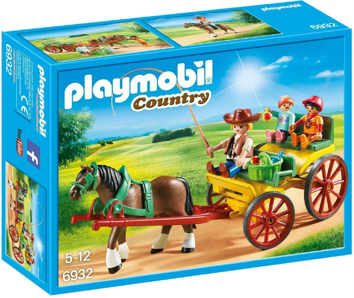 PLAYMOBIL Country 6932 Eselskarren Mit Pferd