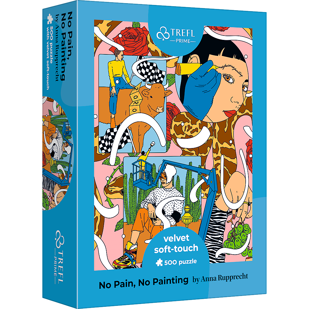 Trefl 37423 Anna Rupprecht Keine Schmerzen, kein Malen 500 Teile Puzzle