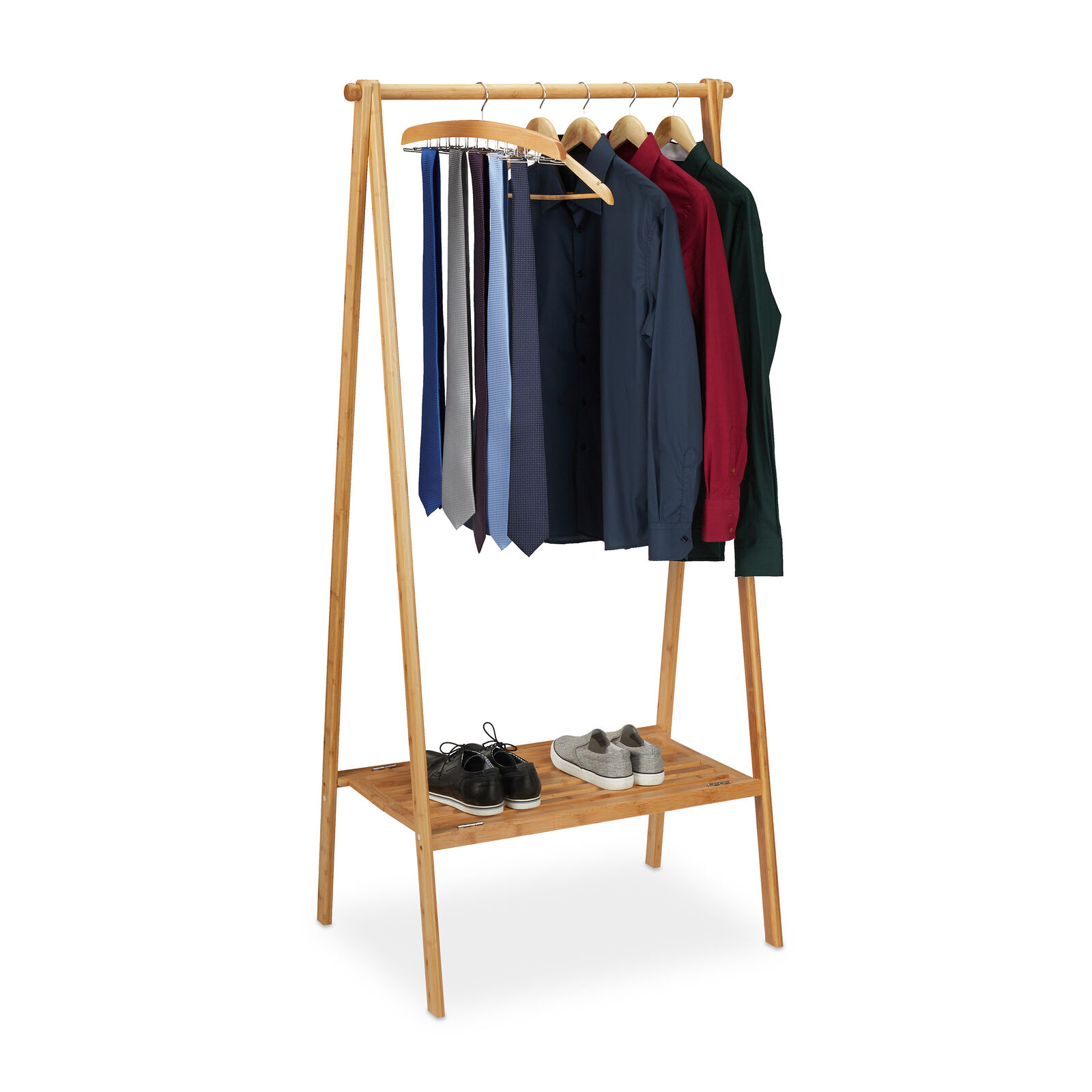 Kleiderständer Faltbare Garderobe Platzsparender Garderobenständer 5,8 kg