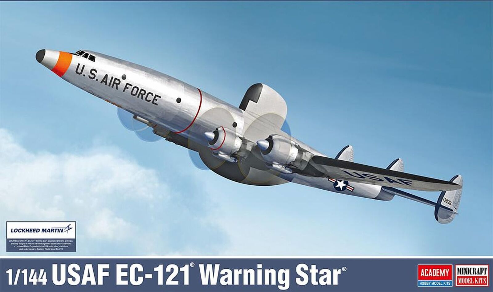 Academy 12637 1/144 USAF Ec-121 Warning Star
