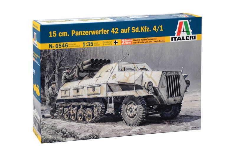 ITALERI 6546 1:35 15 cm. PANZERWERFER 42 AUF SD.KFZ. 4/1 Plastic Model Kit