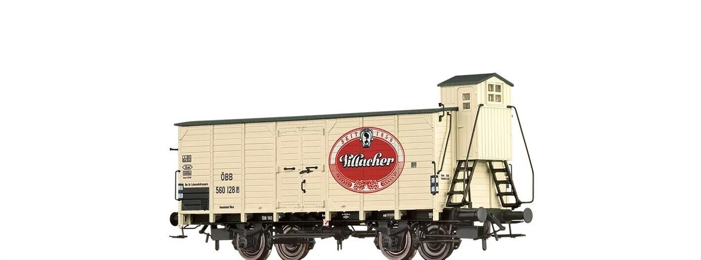 Brawa 50771 H0 Bierwagen "Villacher Bier" ÖBB AC-Achsen #NEU in OVP#