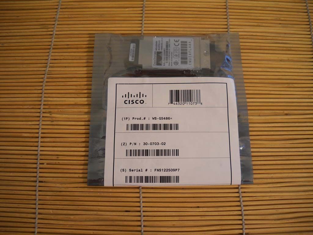 NEU ORIGINAL WS-G5486 Cisco in Finisar Case GBIC 1000 Base-LX/LH 1300nm SEALED