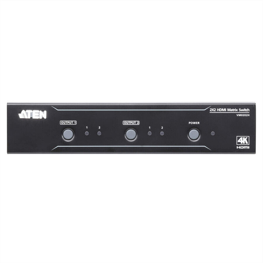 ATEN VM0202H 2 x 2 4K HDMI Audio/Video Matrix Switch