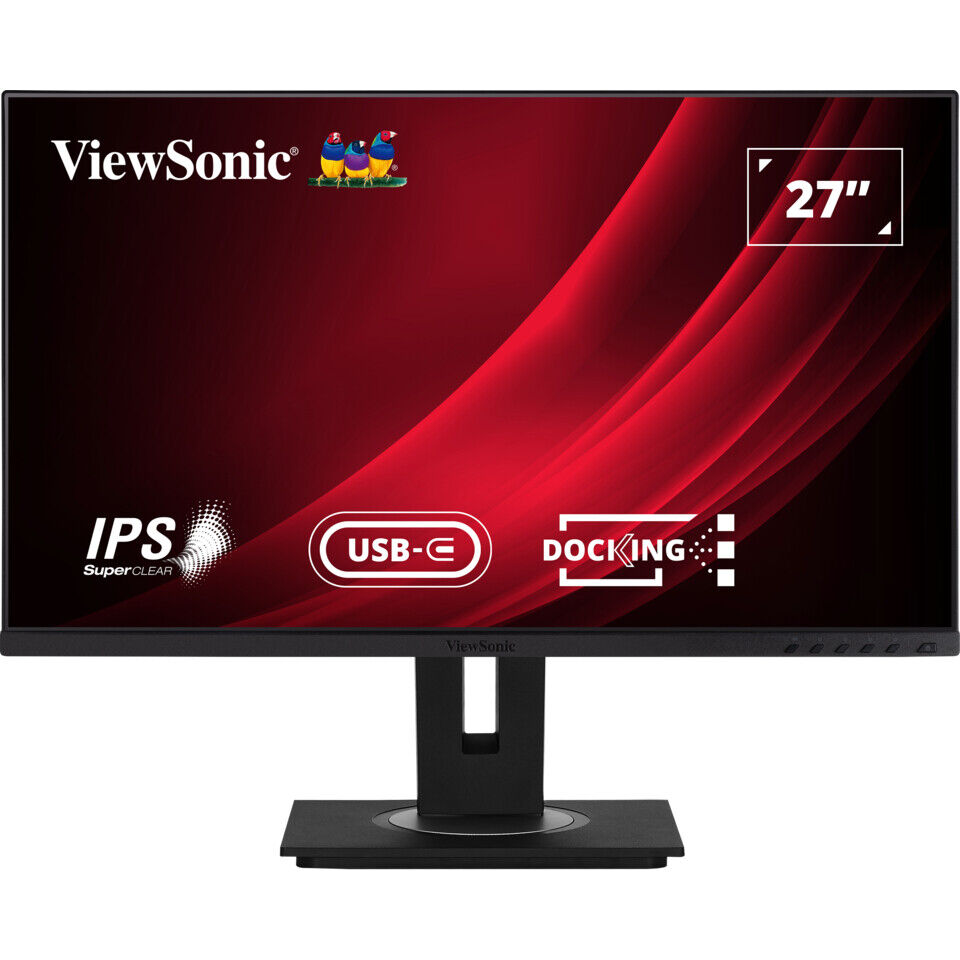 ViewSonic VG2756-2K Office Monitor 27" QHD IPS, 60 Hz, 5ms
