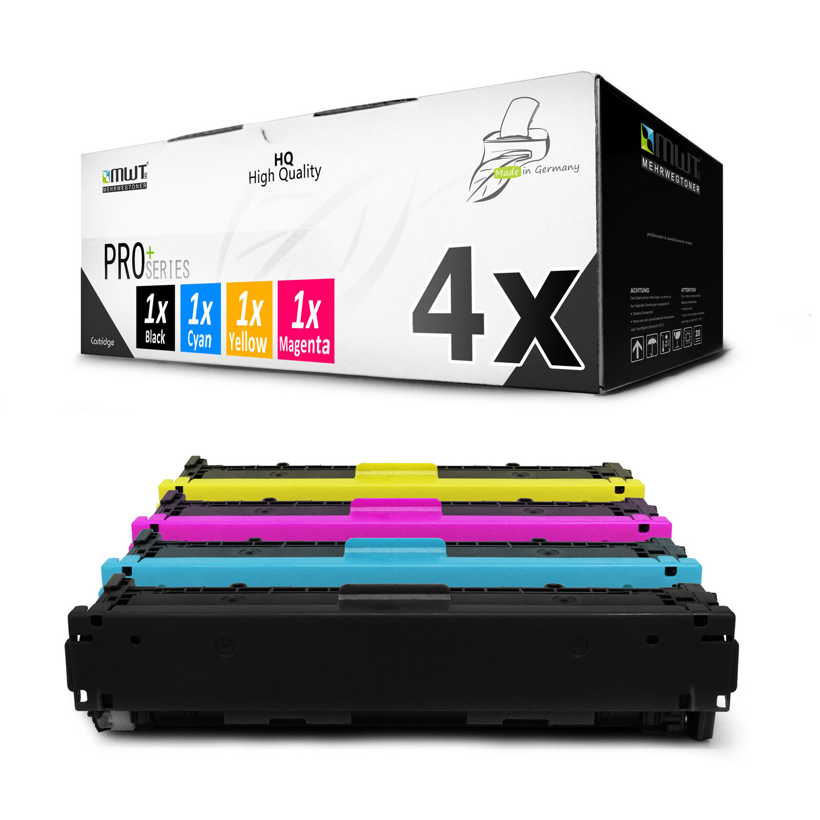 4x Toner für Canon I-Sensys LBP 7100 7110 cw cn 731 CRG-731 CMYK