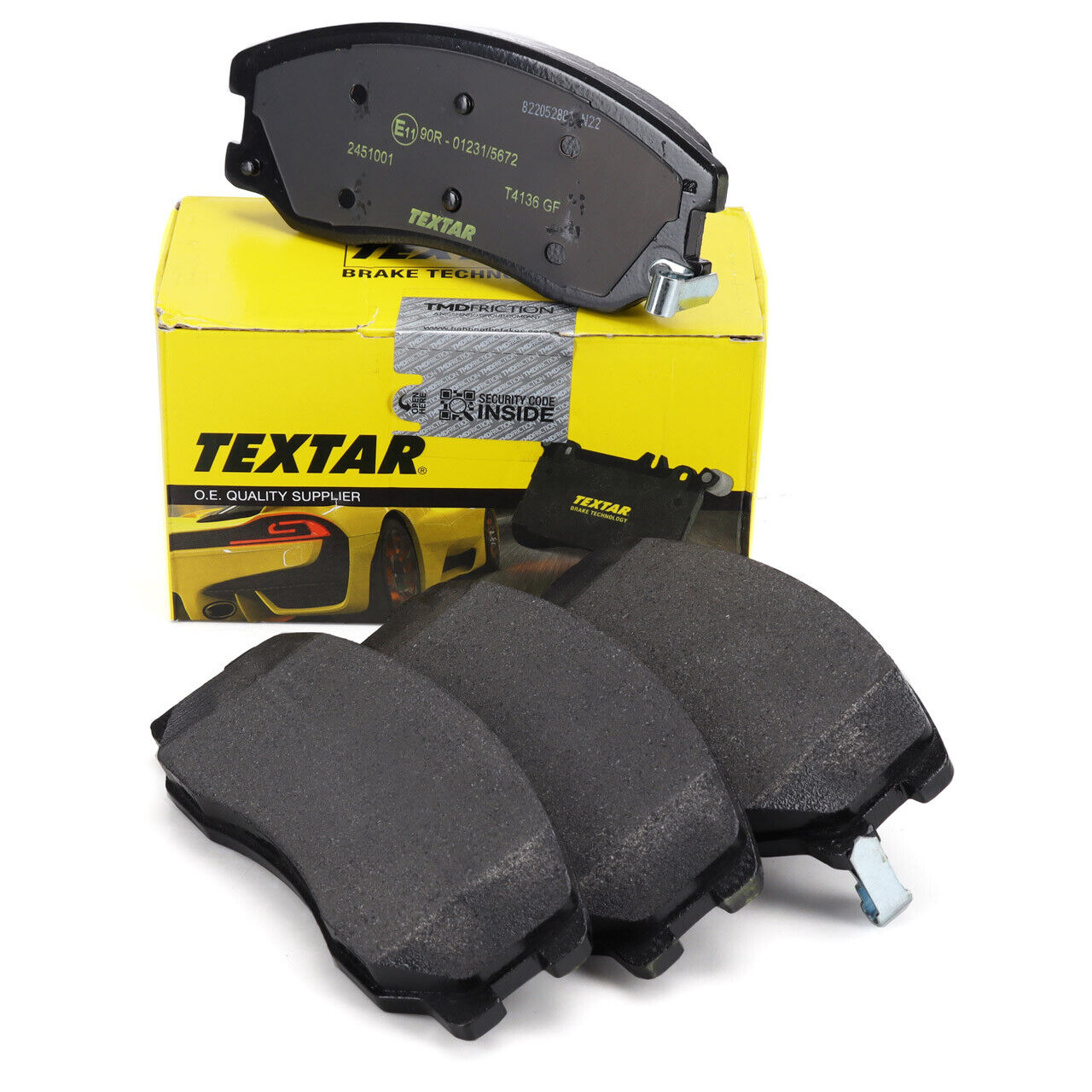 TEXTAR 2451001 Bremsbeläge für OPEL ANTARA A CHEVROLET CAPTIVA C100 C140 vorne