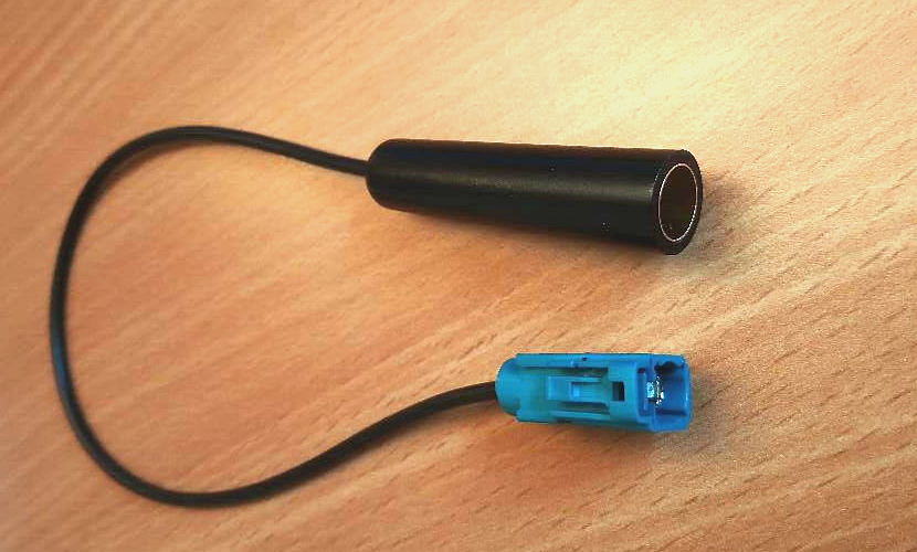 Antennenadapter Fakra z grün (f) - DIN (f), ACV 1521-01, neu, OVP