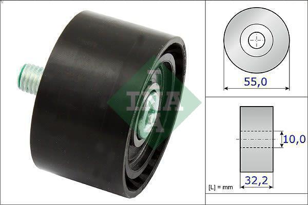 Umlenk-/Führungsrolle, Keilrippenriemen INA 532 0659 10 für 5 (F10) 3.0 2011-