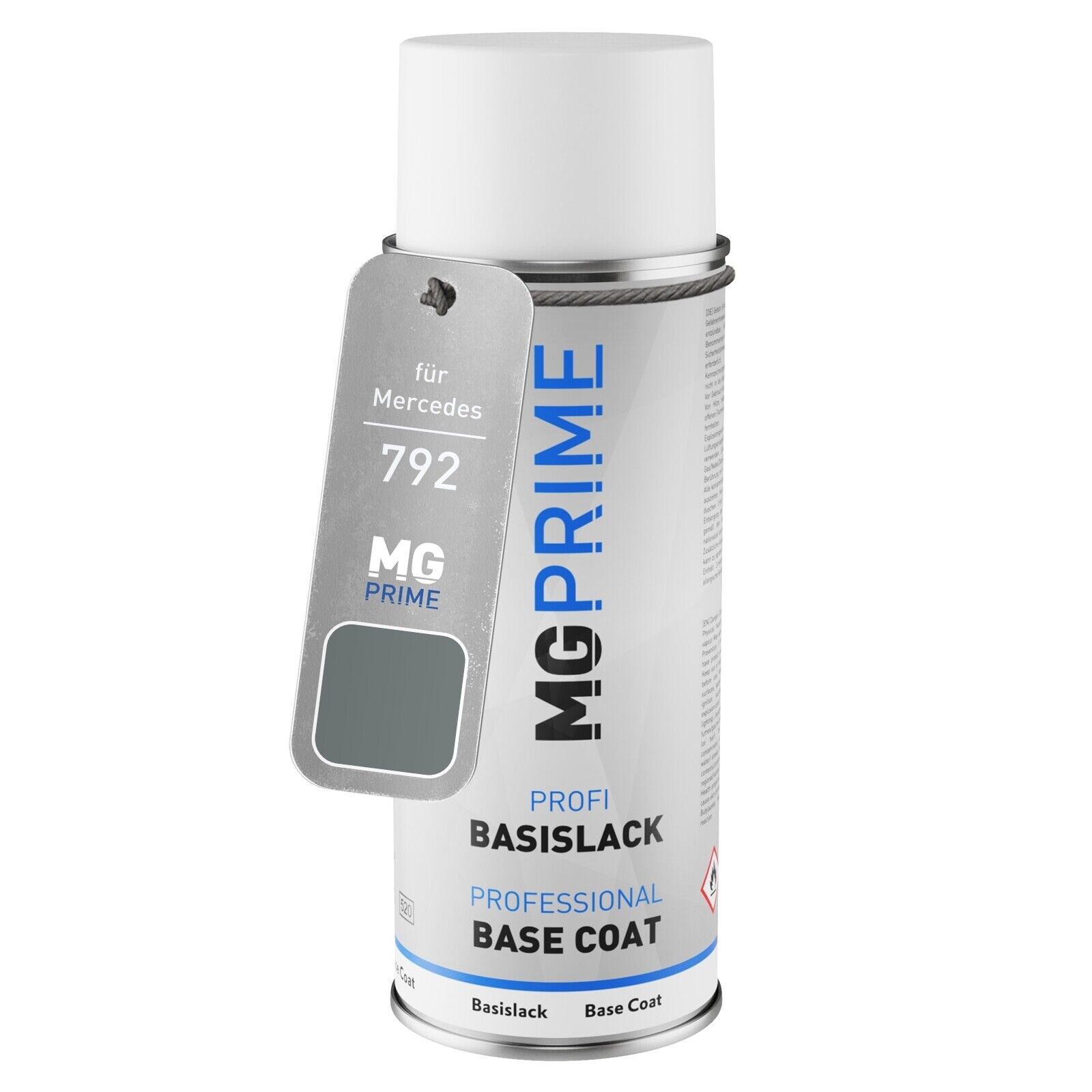 Autolack Spraydose für Mercedes 792 9792 Palladiumsilber Metallic Basislack