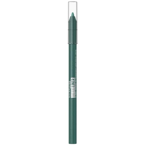 Maybelline New York Wasserfester Eyeliner Mit Wischfester, Farbintensiver Gel-Textur, Tattoo Liner Gel Pencil, Nr. 815 Tealtini (Grün), 1 Stück