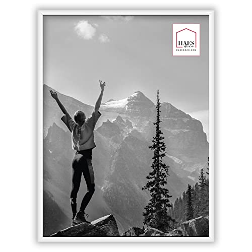 Haes Deco - Bilderrahmen/Wandrahmen/Fototür Kunststoff Easy Frame Weiß 30 X 40 Cm - Ef5W