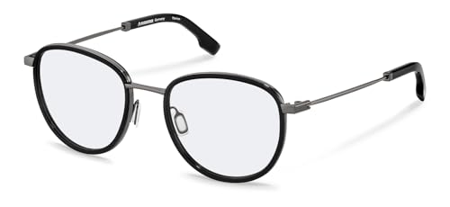 Rodenstock Brillengestell (Model R8034) Für Herren, Rounded, Gefertigt Aus Titanium (Inklusive Brillenetui)