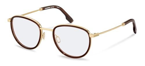 Rodenstock Brillengestell (Model R8034) Für Herren, Rounded, Gefertigt Aus Titanium (Inklusive Brillenetui)