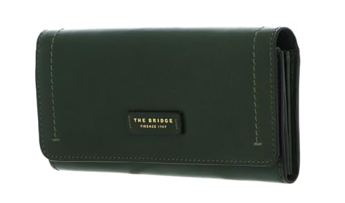 The Bridge Fiona Wallet Verde Inglese Abb. Oro