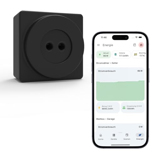 Everhome Ecotracker Ir - Stromzähler Ehz Auslesen - Lesekopf Smartmeter - Inkl. App