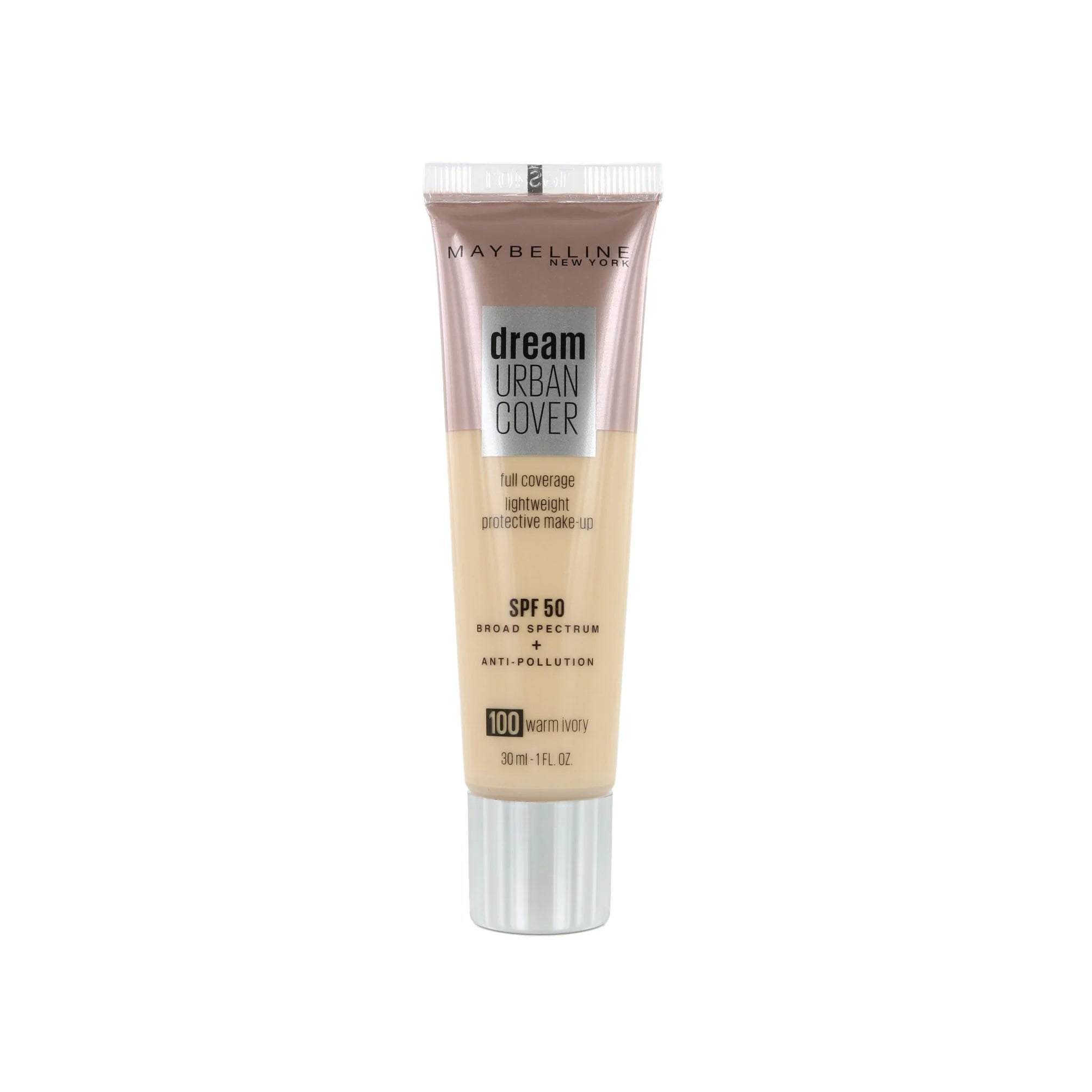 Maybelline Dream Urban Cover Foundation 100 Warm Ivory