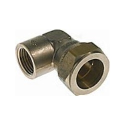 VSH, Rohrverbindungstechnik, kompression vinkel 90° muffe 22 mm X 3/4 (Pressverbindung)