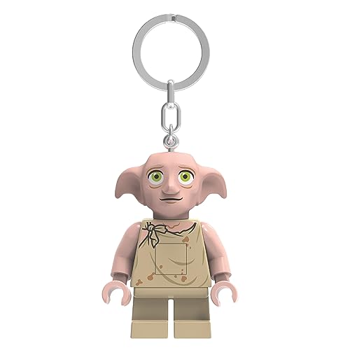 Porte-Clés Lumineux Lego Harry Potter – Dobby – Figurine De 6,3 Cm De Haut (Ke202H), Beige, Small