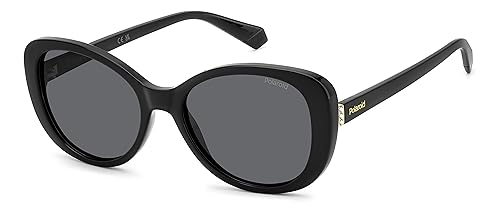 Polaroid Sunglasses Pld 4154/S/X 807 55/18/145 Women, 807/M9 Black, 55 Unisex
