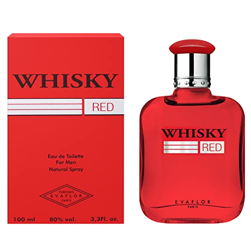 Whisky Red • Eau De Toilette 100 Ml • Vaporisateur • Parfum Homme • Evaflorparis