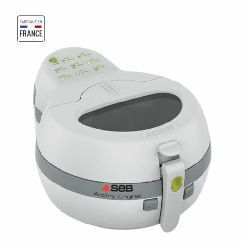 Seb Actifry Original Friteuse Sans Huile, Cuve Amovible 1 Kg, 3 % De Matiere Grasse, Cuisson Saine, Air Fryer Blanche Fz712100
