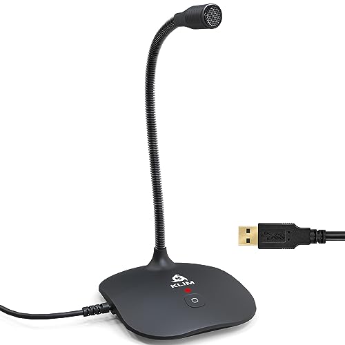 Klim™ Talk - Microphone Usb Pc Et Mac - Compatible Avec Tout Ordinateur - Micro De Bureau Professionnel - Audio Haute Définition - Nouvelle Version 20