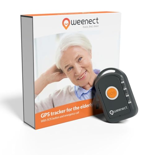 Weenect - Téléalarme Gps Pour Senior | Sans Limite De Distance | 7 Jours D'Autonomie | Bouton D’Alerte | Téléphone D'Urgence | 2G | Fonctionne Avec Ab