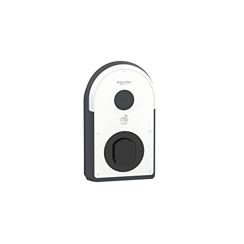 Schneider Electric Evb3S22N40M Pro Ac Wallbox, 22 Kw, Borne De Charge Pour Voiture Électrique, Prise T2S, Mid, 6 Ma, Ip55, Ik10, Lecteur Nfc/Rfid