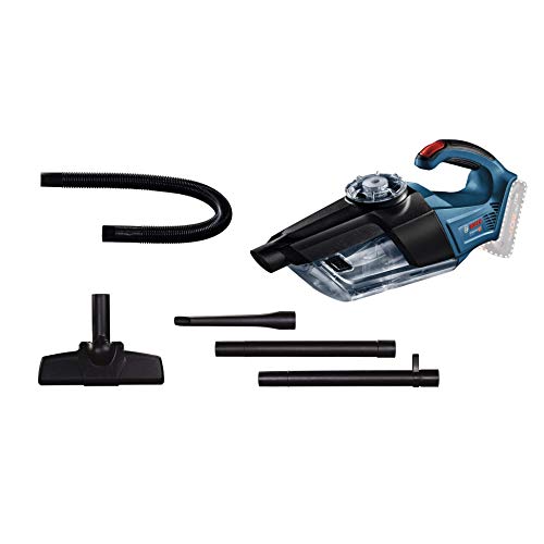 Bosch Professional 18V System Aspirateur À Main Sans-Fil Gas 18V-1 (Sans Batterie Ni Chargeur, Avec Tube D’Aspiration, Suceur Droit, Suceur Pour Moque