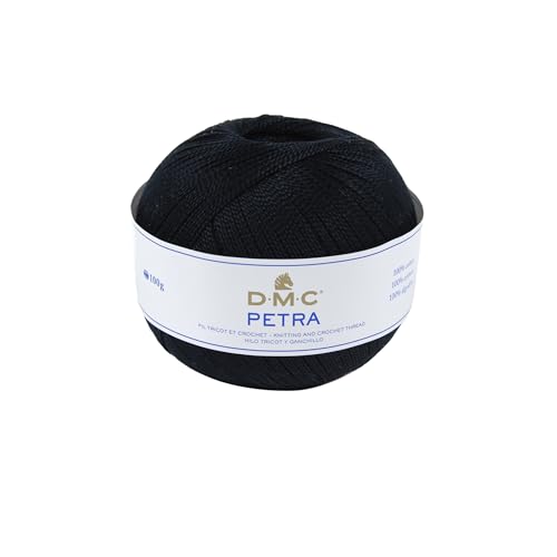 Dmc - Pétra - Fil À Tricoter Et À Crocheter | 100% Coton - Idéal Pour Vêtements, Layette Et Décoration