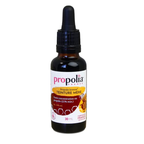 Propolia - Teinture Mère De Propolis - Complément Alimentaire - Immunité - Gorge & Bouche - 100% Naturel - Fabriquée En France - Flacon Pipette 30 Ml