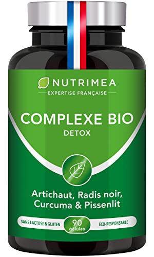 Detox Foie - Complexe Detox Intestin & Colon Bio - Minceur & Perte De Poids - Elimination Des Toxines - Artichaut, Radis Noir, Curcuma & Pissenlit - 9